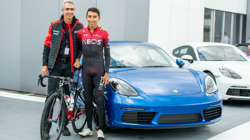 Egan Bernal: gran embajador de Porsche en Colombia