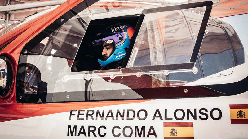Marc Coma y Fernando Alonso , estrellas del Toyota GAZOO Racing Team