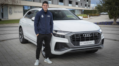 James Rodríguez y su nueva Audi Q8