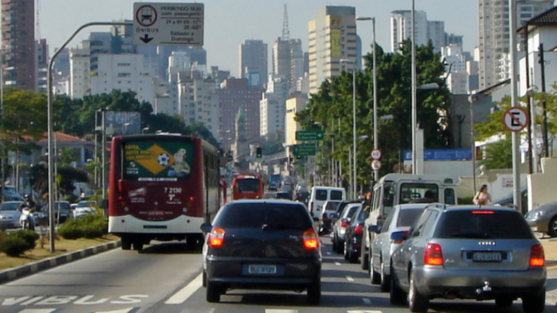 Sao Paulo, crisis de tránsito