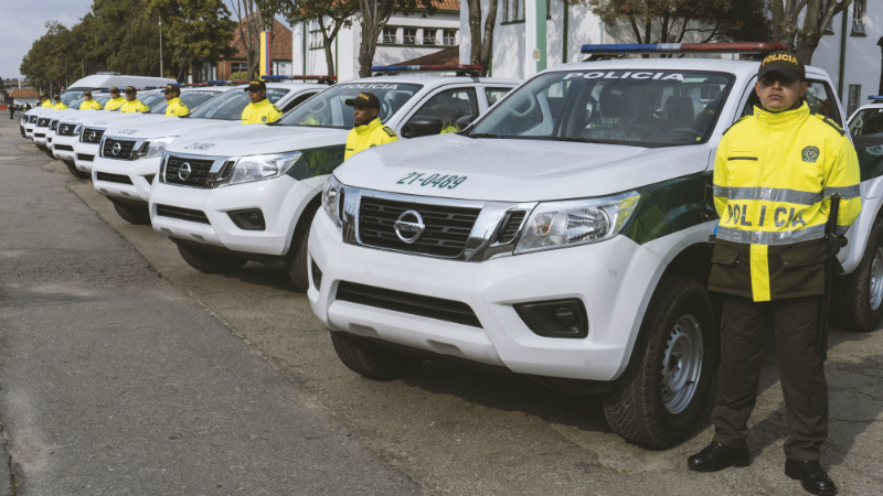 Nissan Frontier, el mejor aliado de la Policía colombiana
