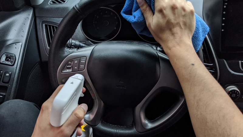 ¿Cómo desinfectar su auto por Bridgestone?