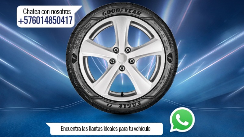 Goodyear abre línea de contacto vía WhatsApp en Colombia