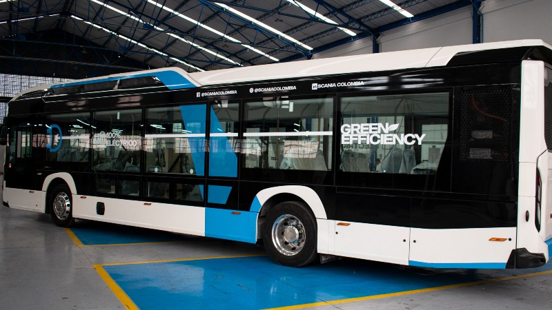 Scania prueba su tecnología eléctrica en Colombia