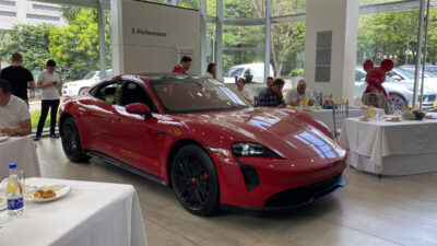 Porsche Taycan GTS presentado en Medellín