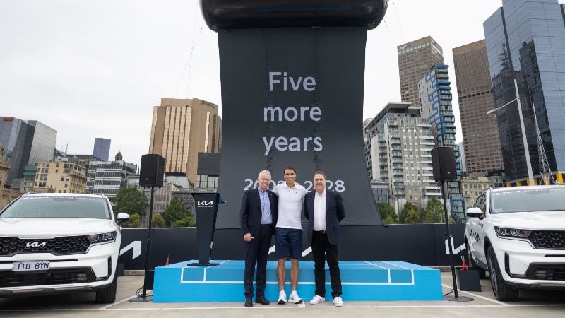 KIA y el Australian Open, juntos cinco años más