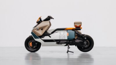 BMW CE 04 Vagabund Moto Concept, alucinante