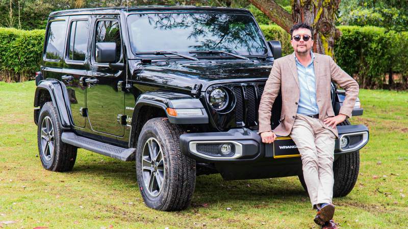 Jeep Wrangler Sahara, nuevo vehículo de Andrés Cepeda