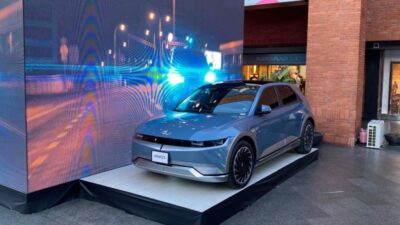 El Hyundai IONIQ 5 ya se exhibe en Bogotá