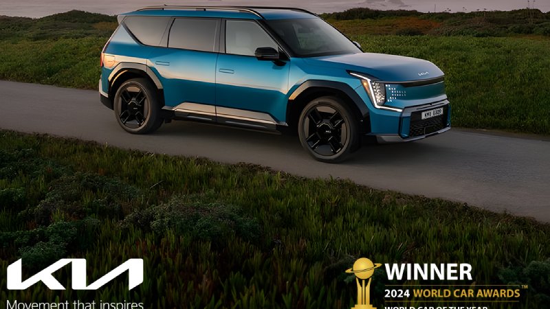 Kia EV9: Doble victoria en los World Car Awards 2024
