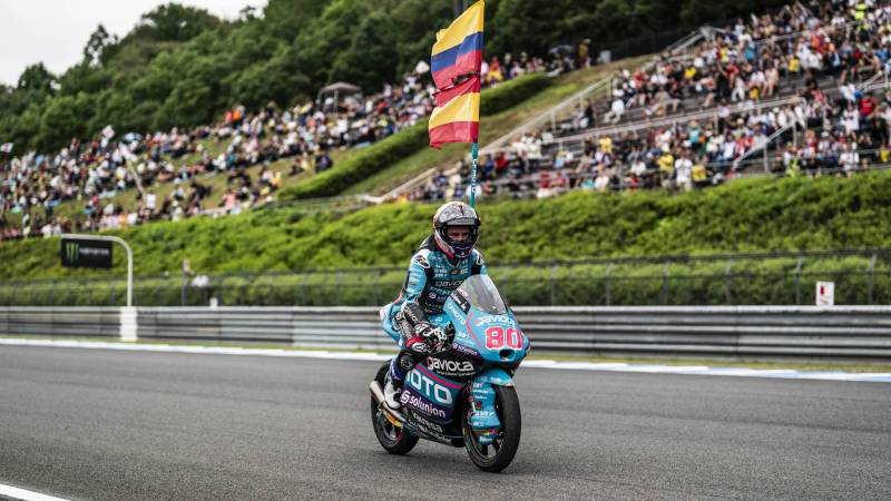 David Alonso gana el campeonato de Moto 3 en Japón