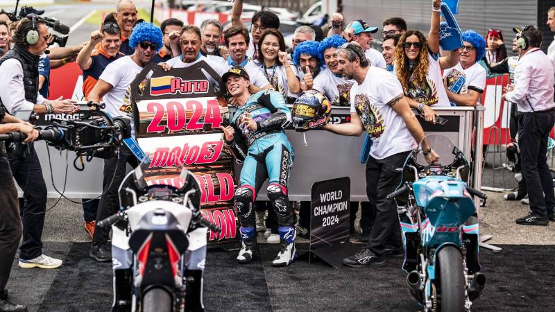 David Alonso gana el campeonato de Moto 3 en Japón