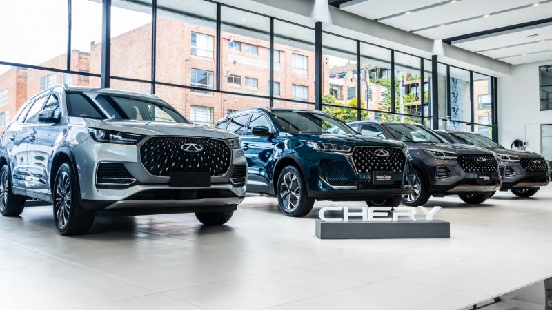 Chery y Grupo Vardí, inauguran vitrinas en Bogotá y Chía