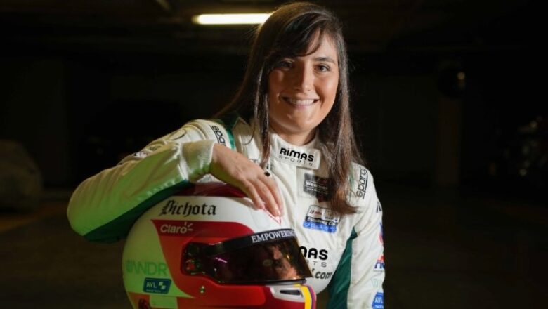 Tatiana Calderón y el Ford Mustang GT3