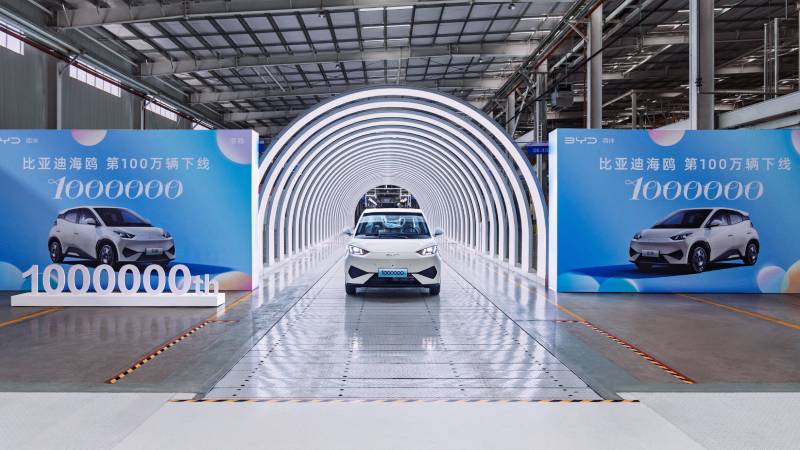BYD Seagull alcanza 1 millón de ventas