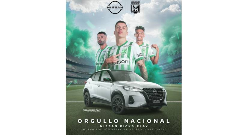 Nissan Kicks Play Advance Edición Nacional: SUV que celebra los 36 títulos de Atlético Nacional