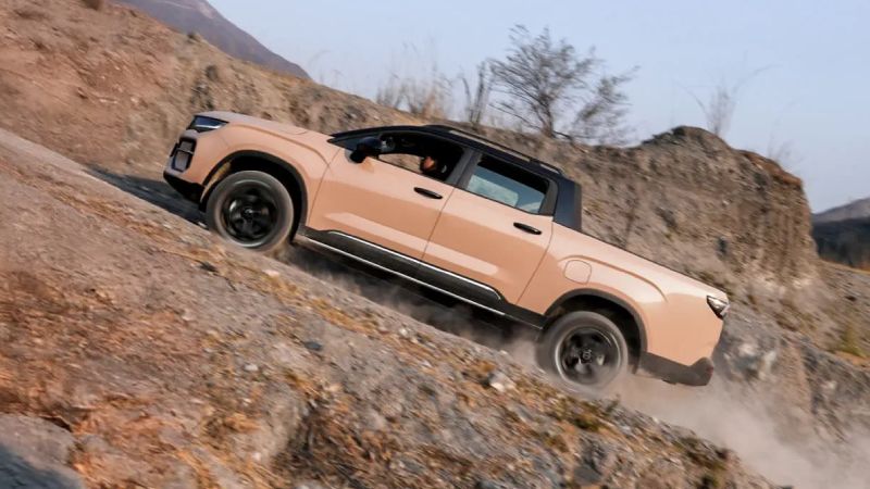 Geely Riddara RD6: la primera pick-up 100% eléctrica del Grupo, llega a Colombia