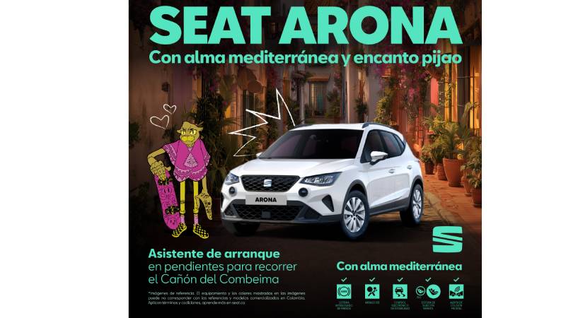 SEAT lanza en Colombia su campaña “Con alma mediterránea” inspirada en Barcelona