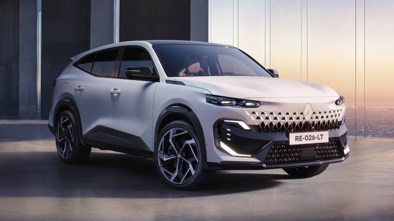 Renault Filante: piedra híbrida angular de la firma del rombo