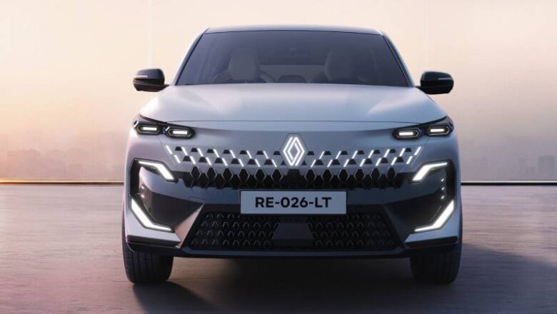 Renault Filante: piedra híbrida angular de la firma del rombo