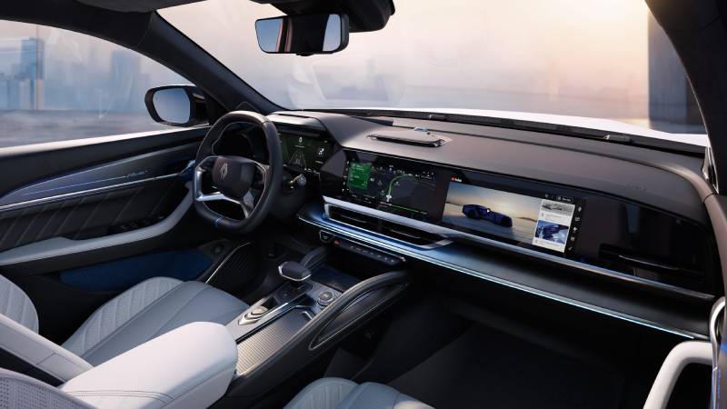 Renault Filante: piedra híbrida angular de la firma del rombo