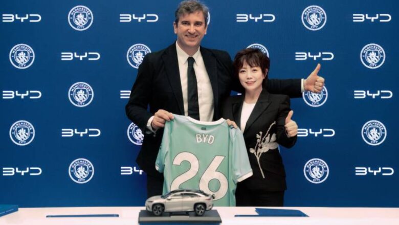BYD y Manchester City sellan una alianza histórica que une tecnología, fútbol y sostenibilidad global