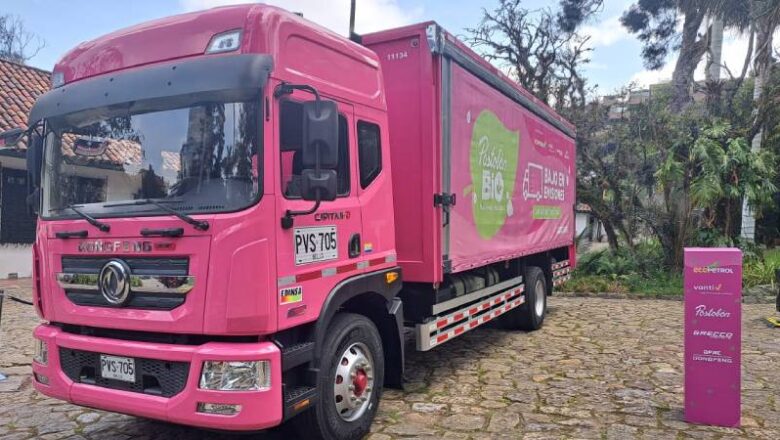Postobón y el primer camión a GNV de reparto urbano en Colombia