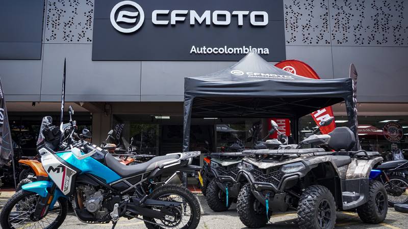 CFMOTO sigue su expansión en Colombia 2026: Conozca la impactante vitrina en el MOTOMALL Envigado