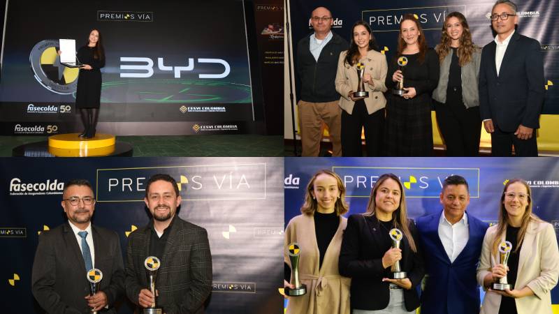 Lo mejor de los Premios Vía 2026: liderazgo, seguridad y sostenibilidad que redefinen la industria automotriz en Colombia