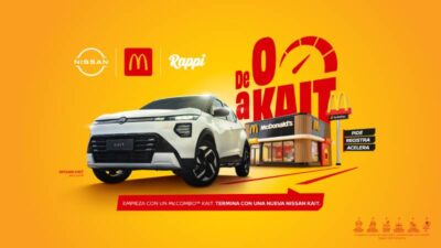 Nissan sorprende en Colombia: así puedes ganar un Nissan Kait 2027 comprando un McCombo en McDonald’s y Rappi