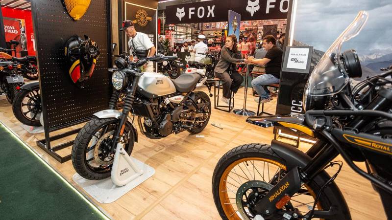 Royal Enfield celebró sus 125 años en la Feria de las 2 Ruedas 2026