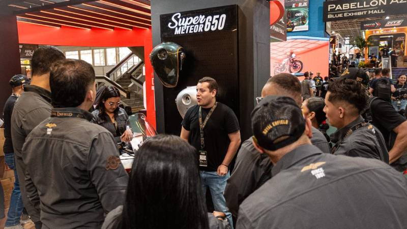 Royal Enfield celebró sus 125 años en la Feria de las 2 Ruedas 2026