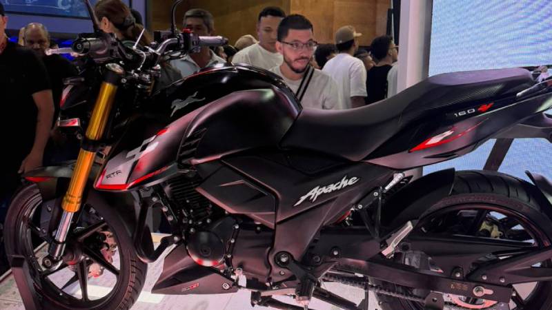 TVS Apache RTX 300 llegó a Colombia: Lo que dejó la Feria de las Dos Ruedas