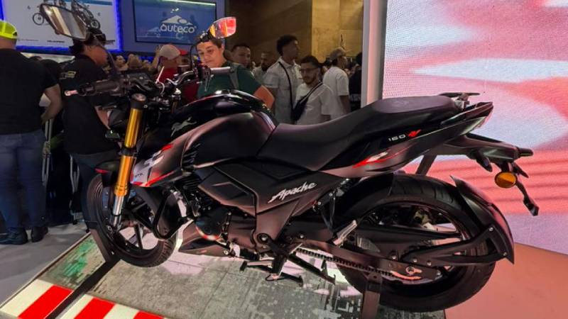 TVS Apache RTX 300 llegó a Colombia: Lo que dejó la Feria de las Dos Ruedas