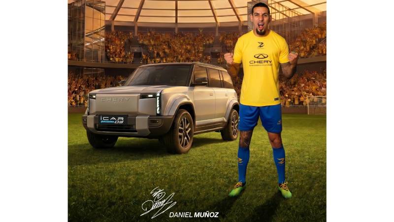 Daniel Muñoz y Chery Colombia 2026: gran alianza que inspira a millones de colombianos