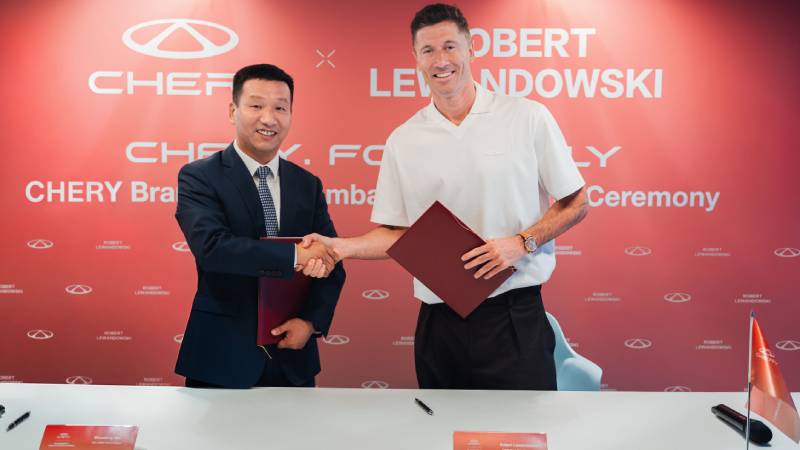 Chery ficha a Robert Lewandowski en 2026 para impulsar su expansión internacional y su filosofía familiar