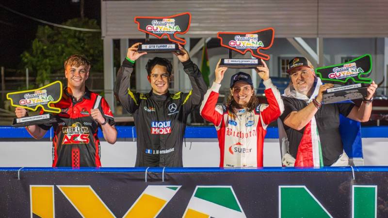 Tatiana Calderón ganó el GT Challenge Américas en Guyana con una espectacular remontada junto a Nacent Racing