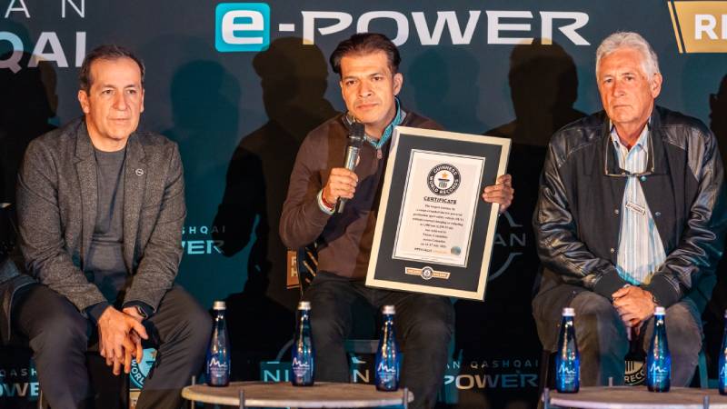 Nissan Qashqai e-POWER logra un Guinness World Records en Colombia tras recorrer 1.980 km sin recarga